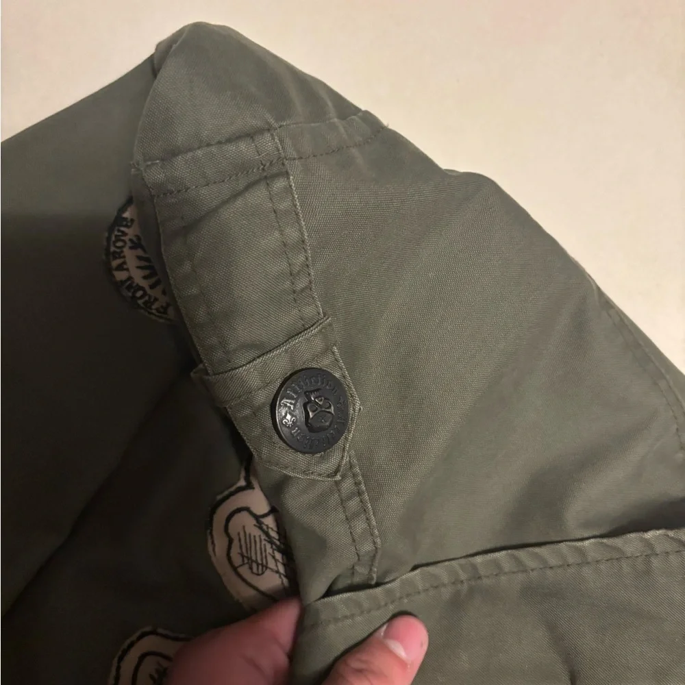 Affliction Men's cross bone military Jacket - Picture 3 of 10